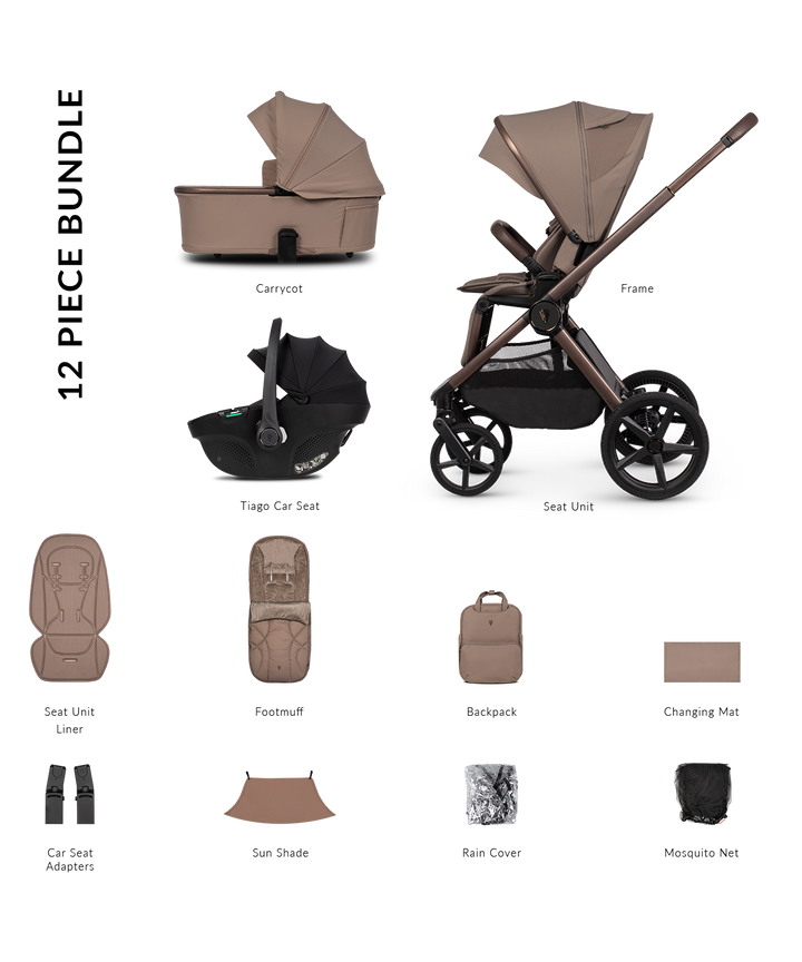 Venicci Upline 3 Travel System - Sand