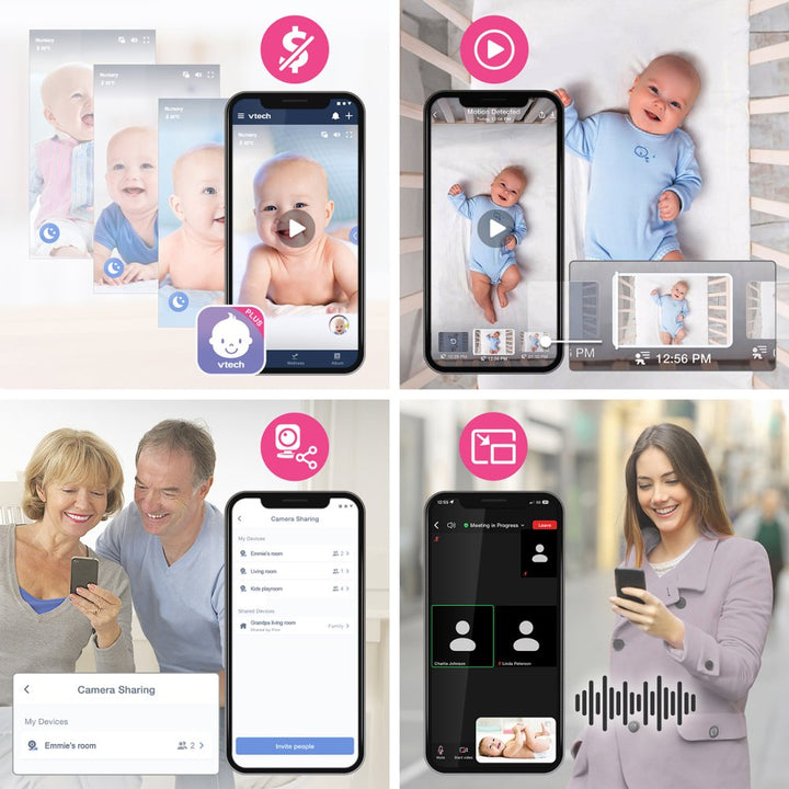 VTech RM4761 3.5" Smart Video Baby Monitor