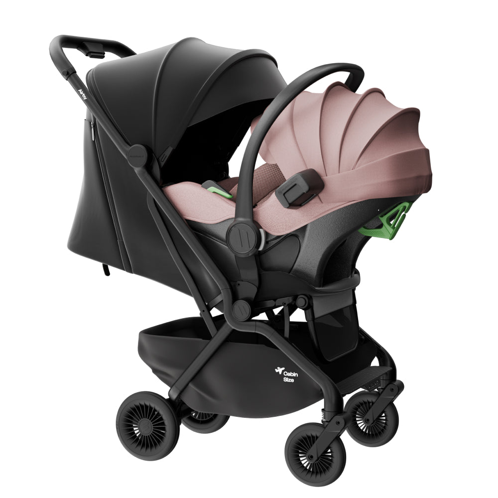 Avionaut Airby Travel System with Pixel 3 Car Seat – Black