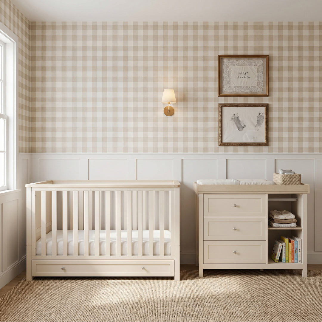 Bebe & Beyond Wanderer 2 Piece Room Set - Cashmere & Oak