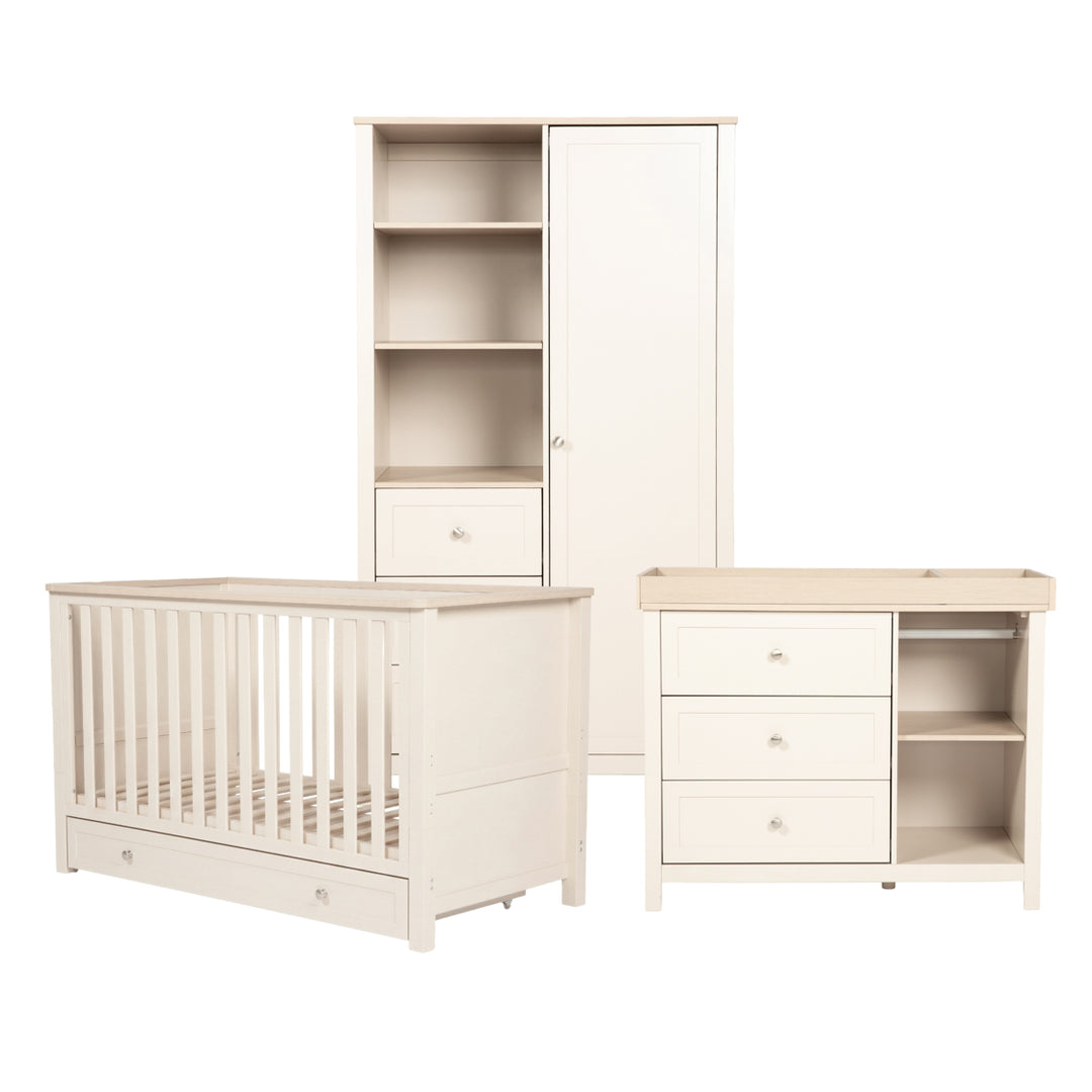 Bebe & Beyond Wanderer 3 Piece Room Set - Cashmere & Oak