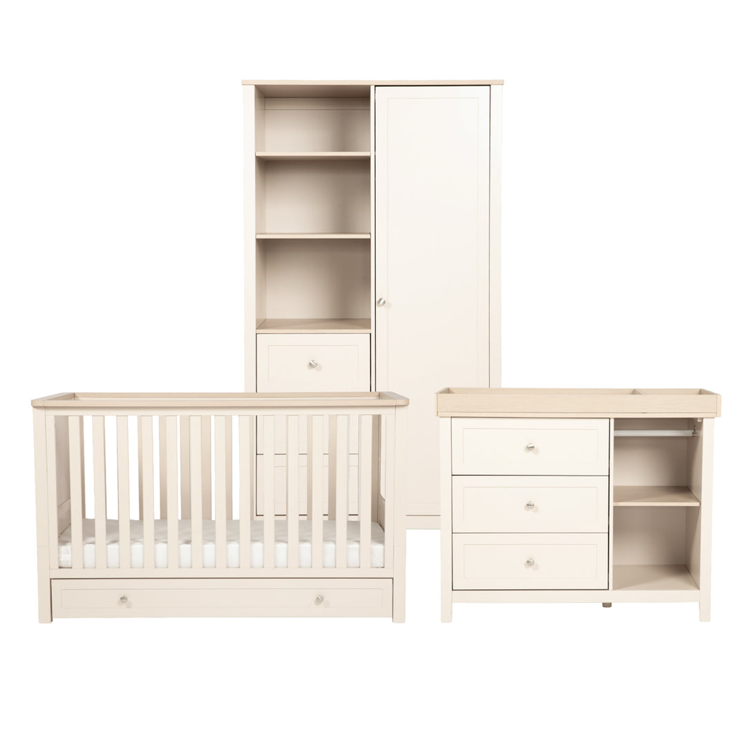 Bebe & Beyond Wanderer 3 Piece Room Set - Cashmere & Oak