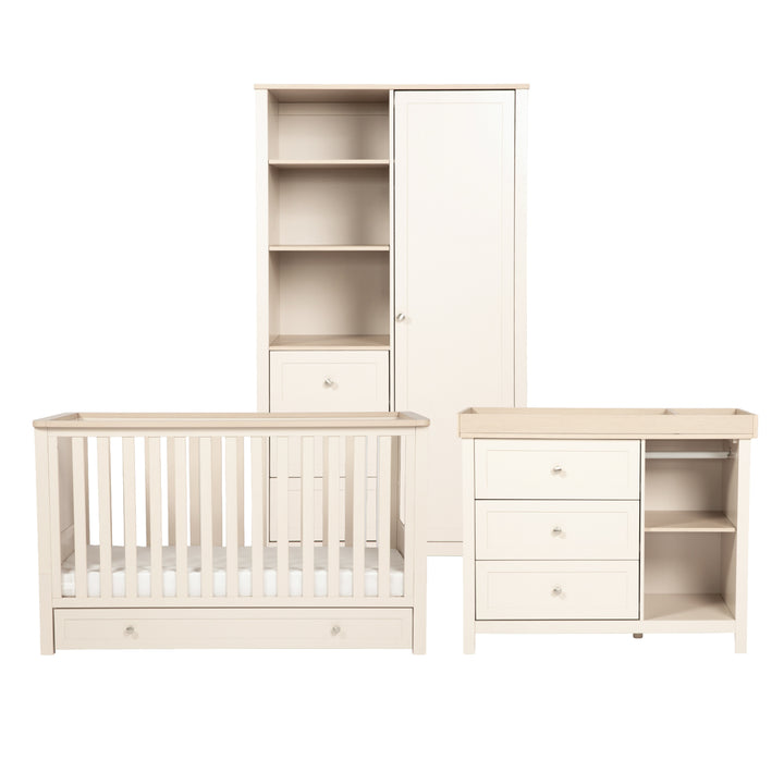 Bebe & Beyond Wanderer 3 Piece Room Set - Cashmere & Oak
