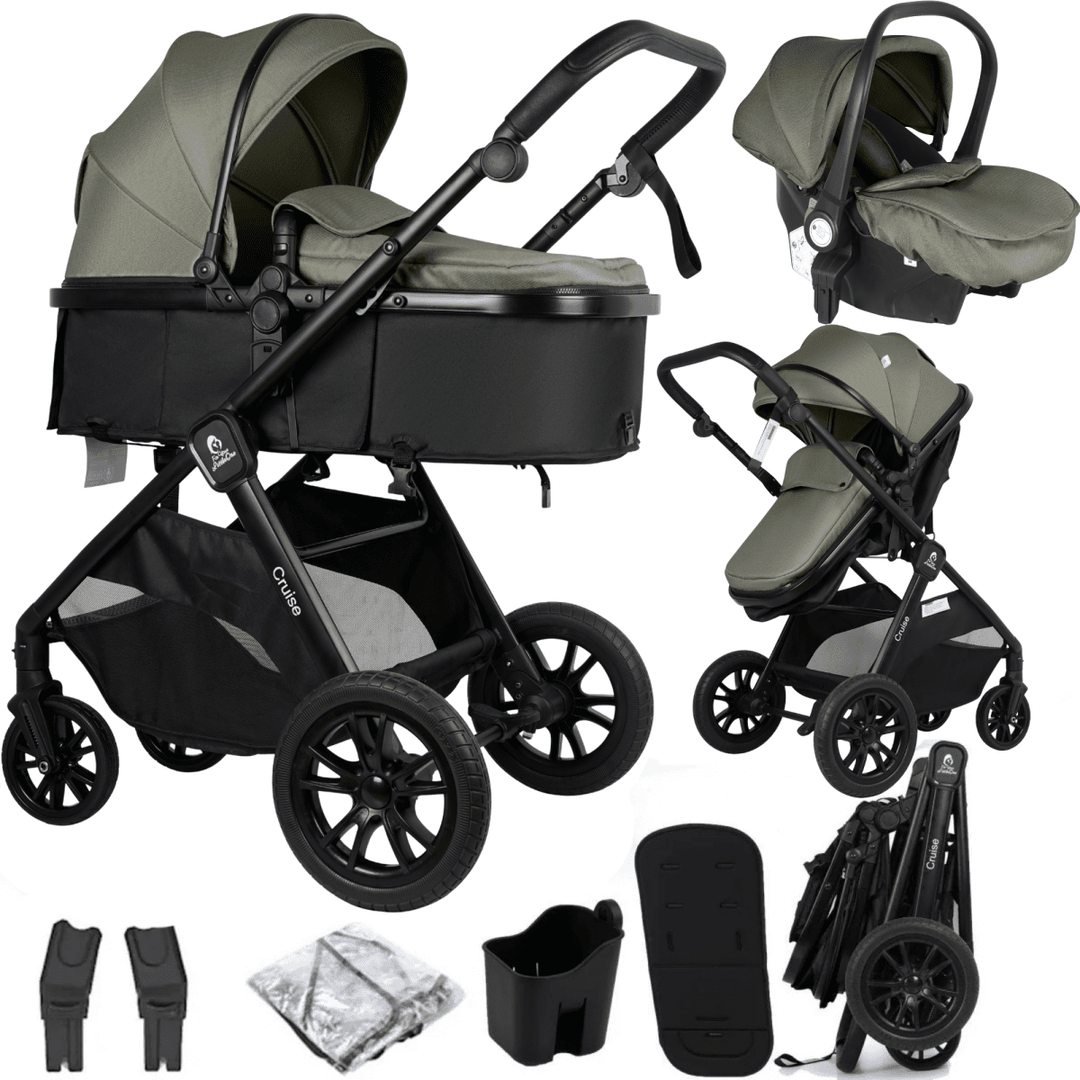 For Your Little One Cruise 3 in 1 Travel System – Pebble Sage