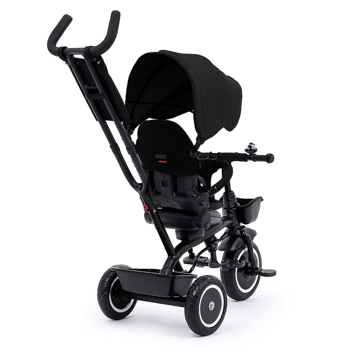 For Your Little One 6 in 1 Trike V3 – Black (9 Months – 5 Years)