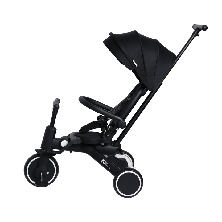 For Your Little One Xplor 6 in 1 Foldable Trike - Jet Black (10m-4y)