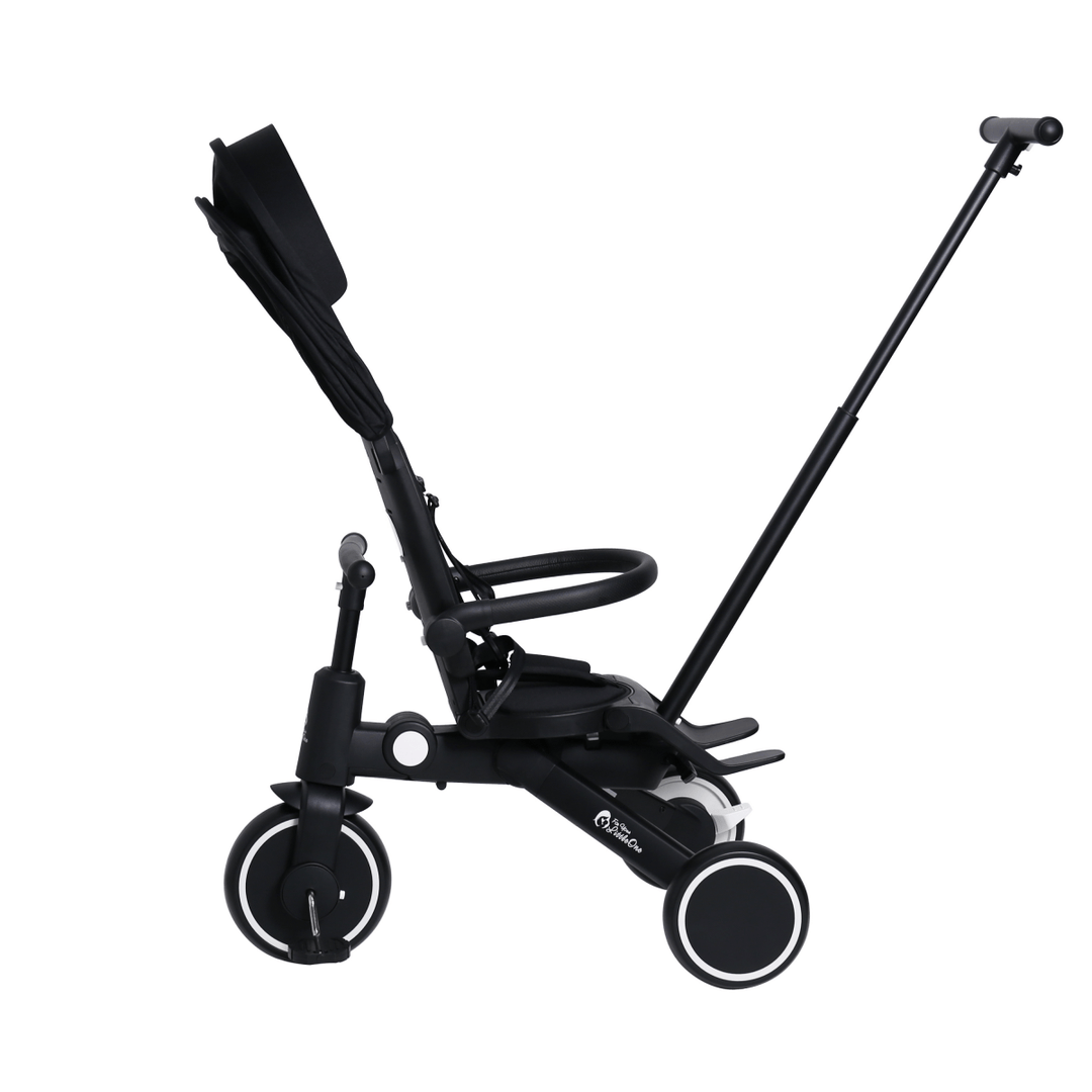 For Your Little One Xplor 6 in 1 Foldable Trike - Jet Black (10m-4y)