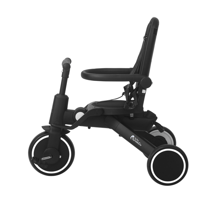 For Your Little One Xplor 6 in 1 Foldable Trike - Jet Black (10m-4y)