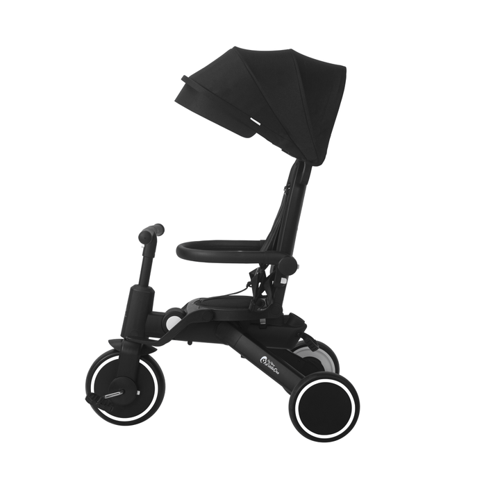 For Your Little One Xplor 6 in 1 Foldable Trike - Jet Black (10m-4y)