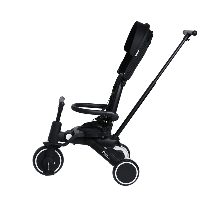 For Your Little One Xplor 6 in 1 Foldable Trike - Jet Black (10m-4y)