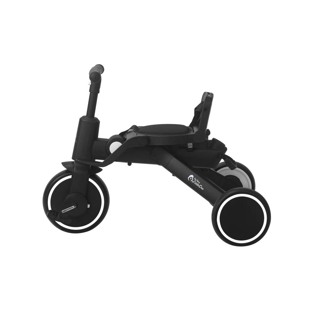 For Your Little One Xplor 6 in 1 Foldable Trike - Jet Black (10m-4y)