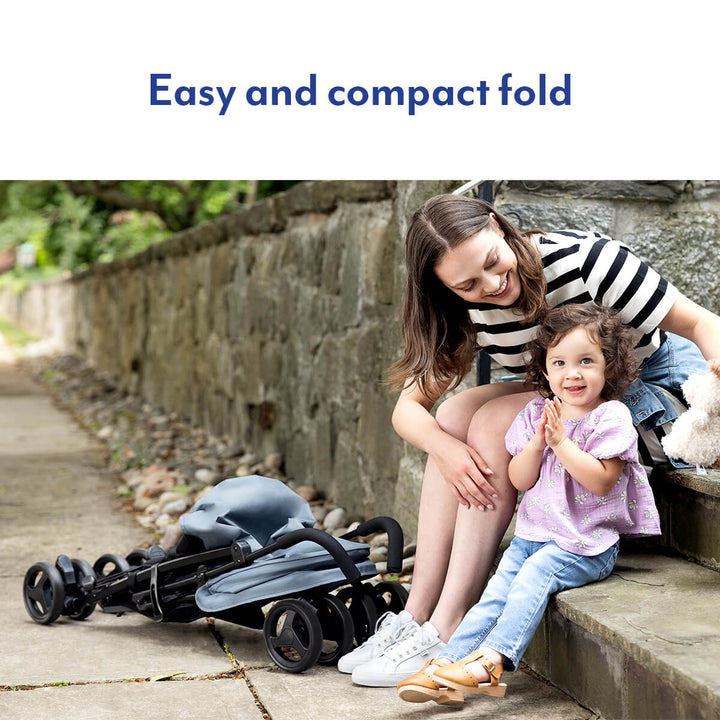 Graco EZLite Lightweight Travel Stroller - Midnight
