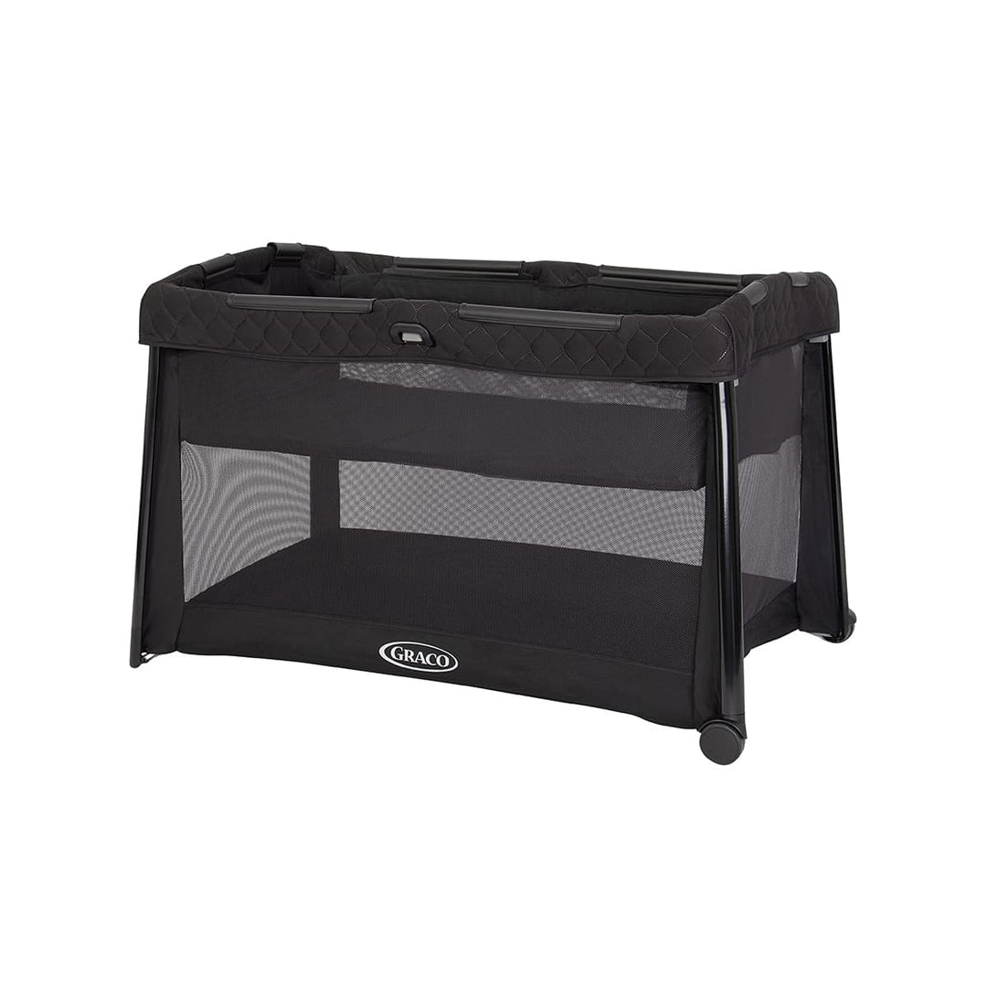 Graco FoldLite LX Travel Cot with Bassinet - Midnight