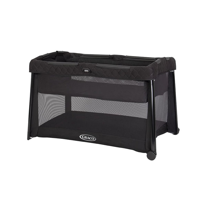 Graco FoldLite LX Travel Cot with Bassinet - Midnight