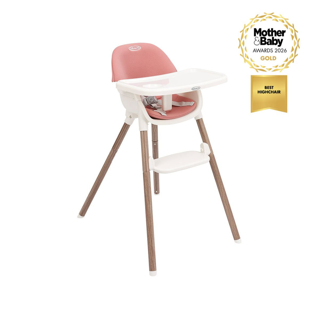Graco Presti 3-in-1 Highchair – Dusty Rose