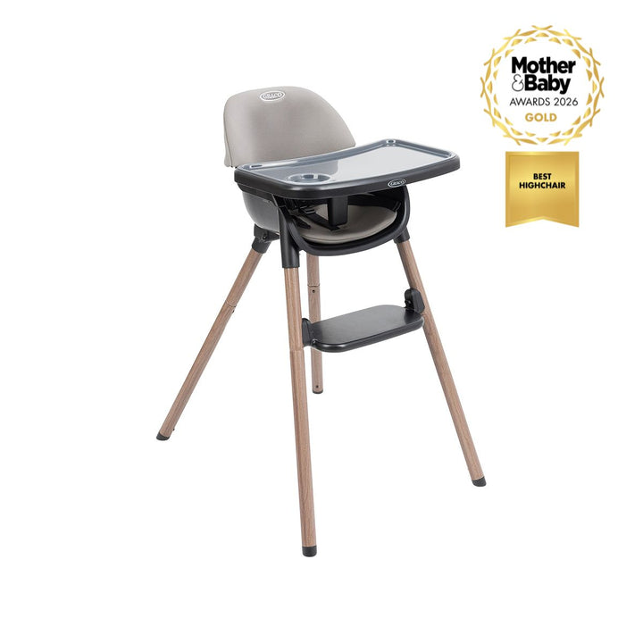 Graco Presti 3-in-1 Highchair – Steeple Gray