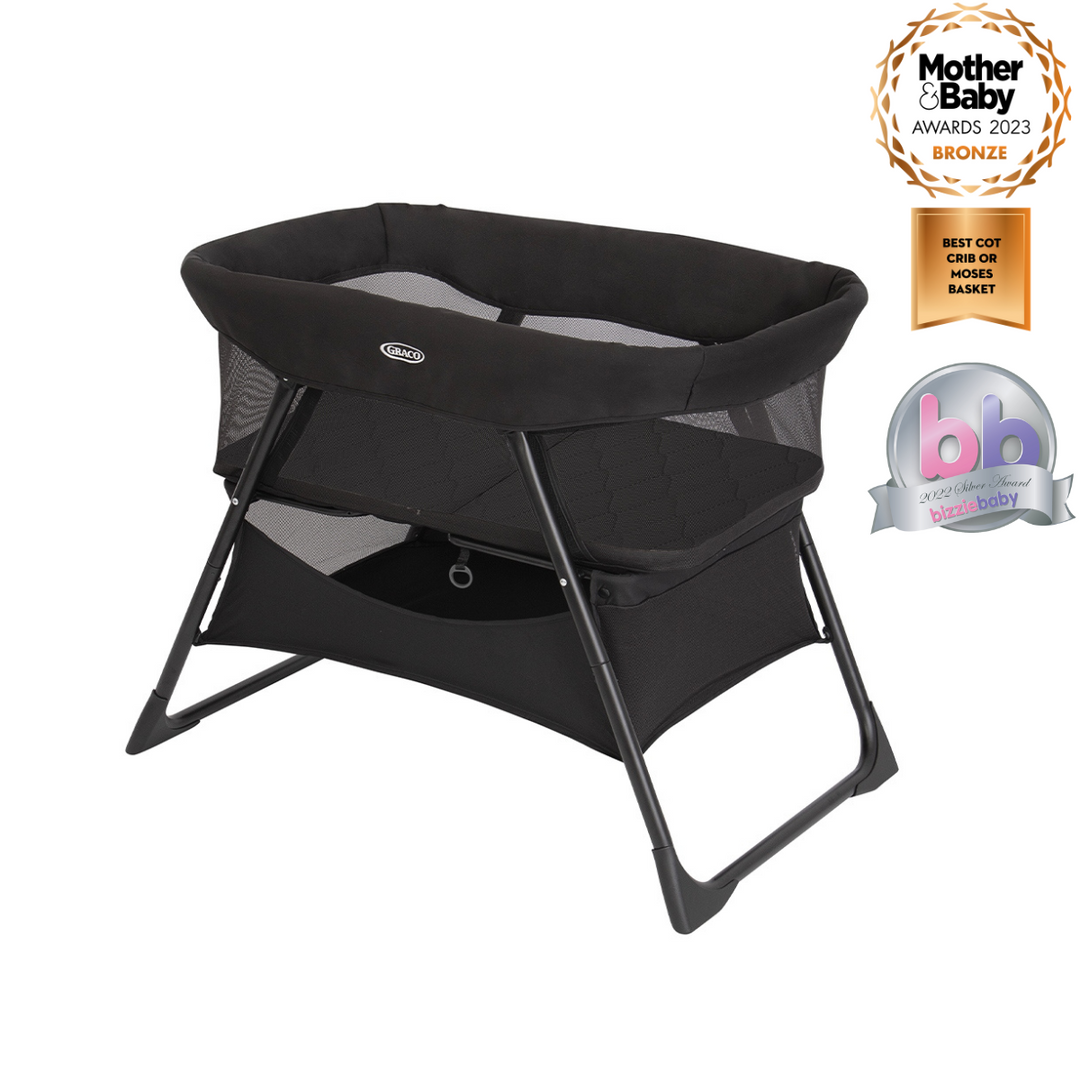 Graco Side-By-Side Bedside Bassinet - Night Sky
