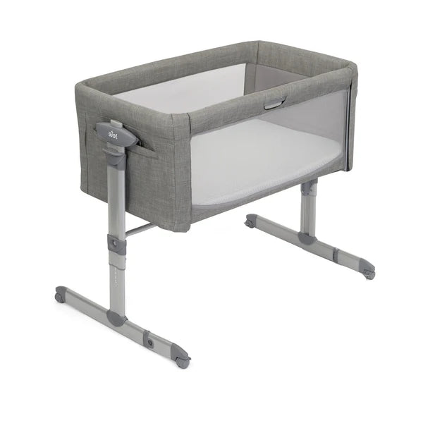 Joie Roomie Glide Bedside Crib – Foggy Grey
