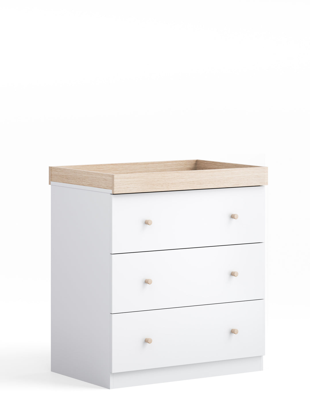 Little Acorns Burlington Dresser Changer – White & Oak