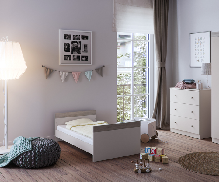 Little Acorns Burlington 2 Piece Nursery Set – Cashmere & Grey Ash