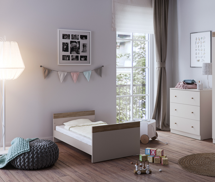 Little Acorns Burlington 2 Piece Nursery Set – Cashmere & Truffle Oak