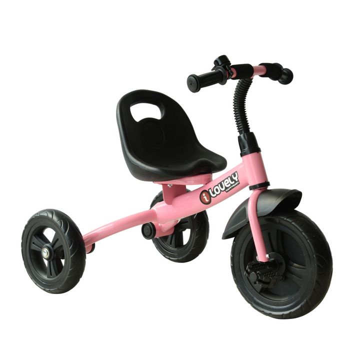 HOMCOM Kids Trike – Pink Toddler Tricycle (Ages 1.5–4 Years)