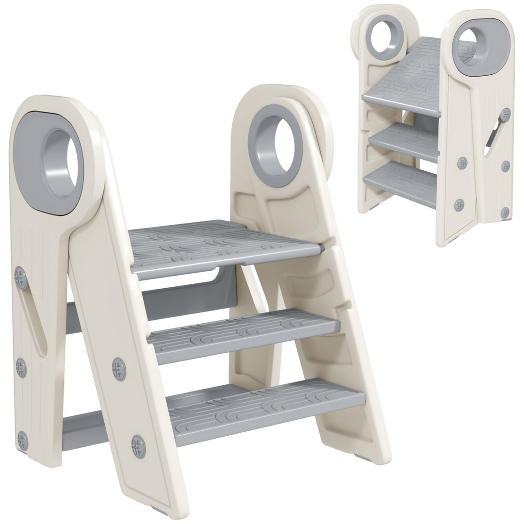 AIYAPLAY Foldable & Adjustable Kids Step Stool