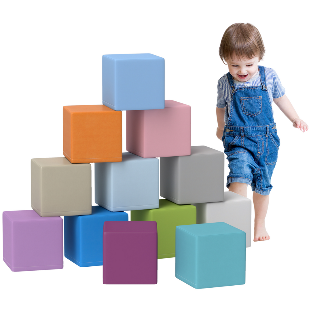 HOMCOM 12-Piece Soft Play Blocks