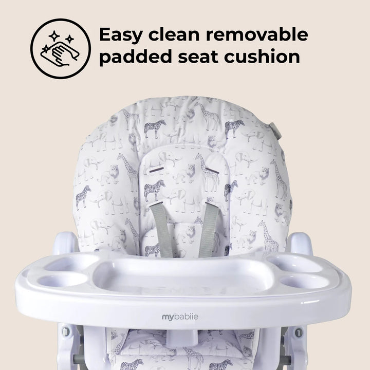 My Babiie MBHC8 Premium Highchair - Safari