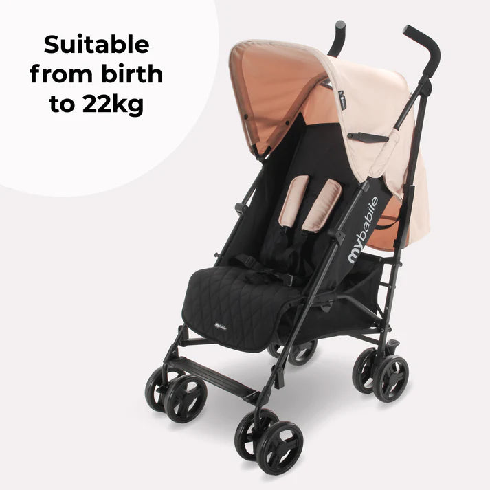 my babiie MB01 stroller suitable from birth to 22kg