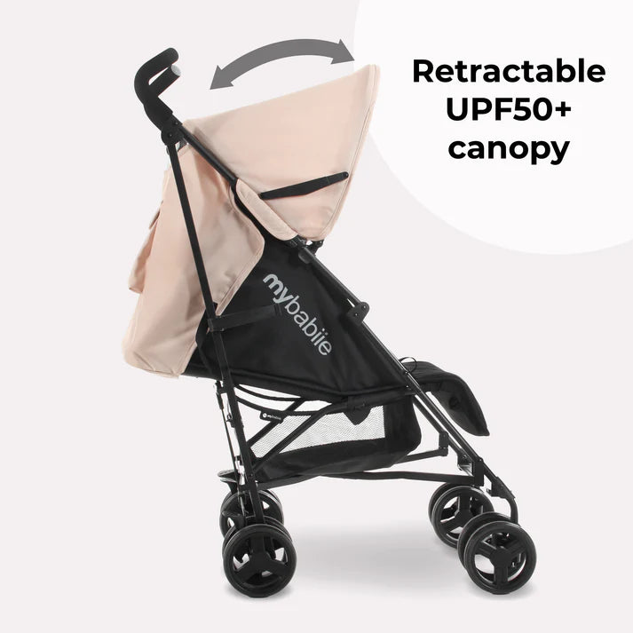 My Babiie MB01 with retractable UPF50+ sun canopy