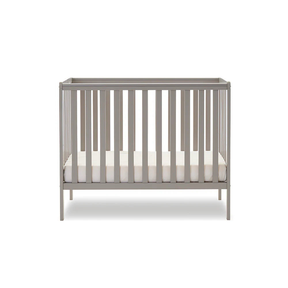 Obaby Bantam Space Saver Cot - Warm Grey