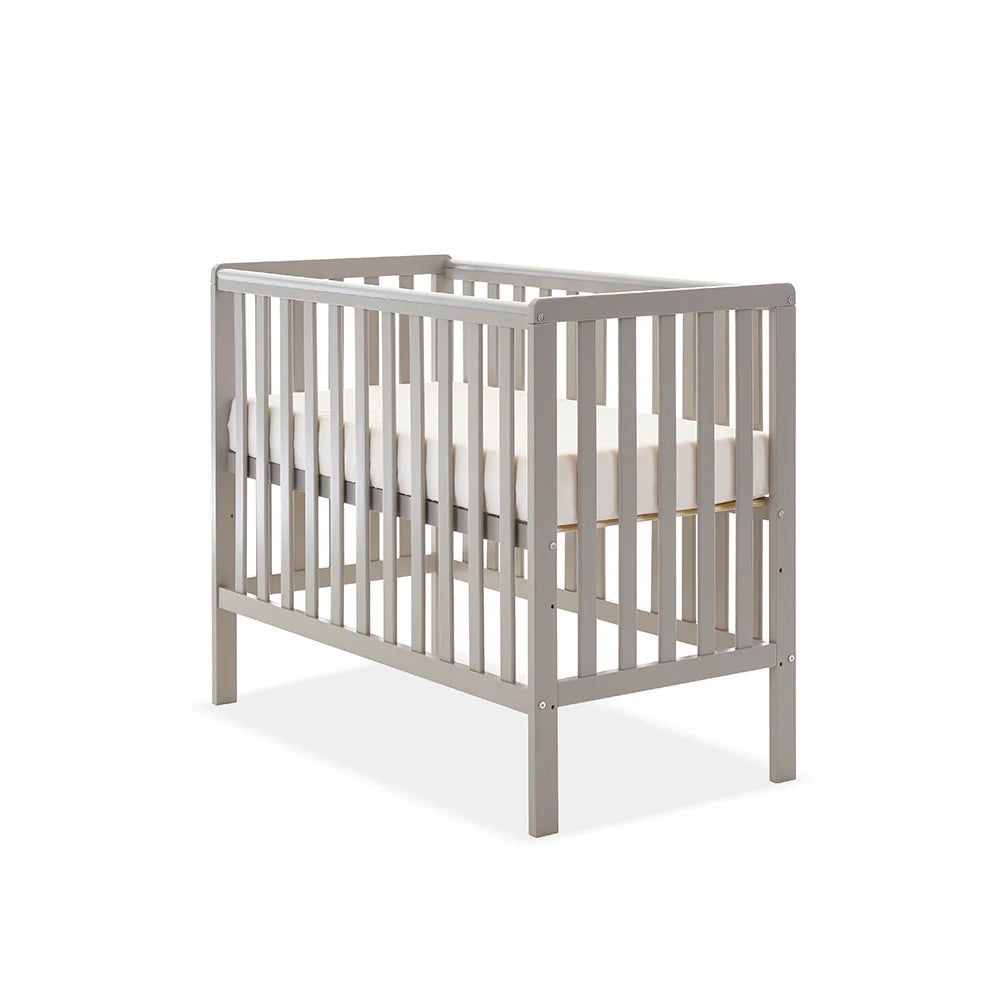 Obaby Bantam Space Saver Cot - Warm Grey