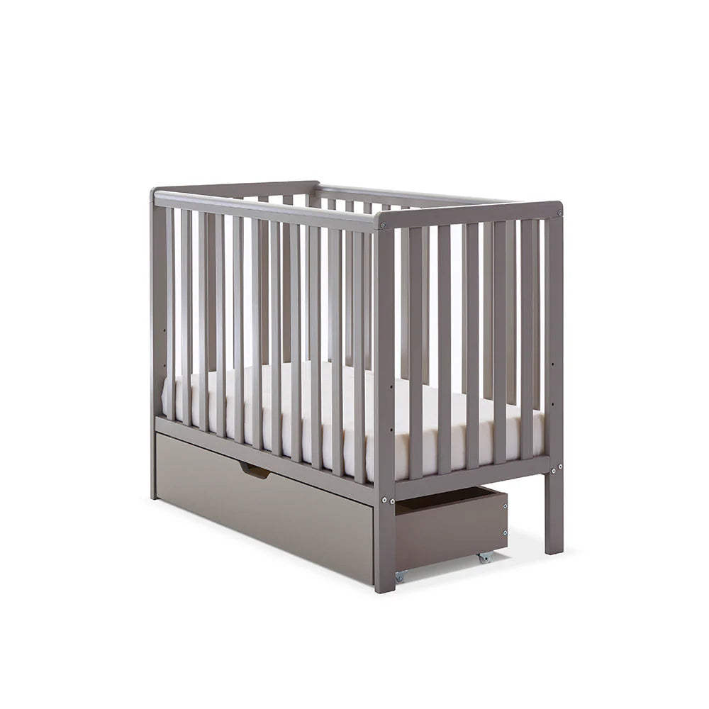 Obaby Bantam Space Saver Cot - Taupe Grey