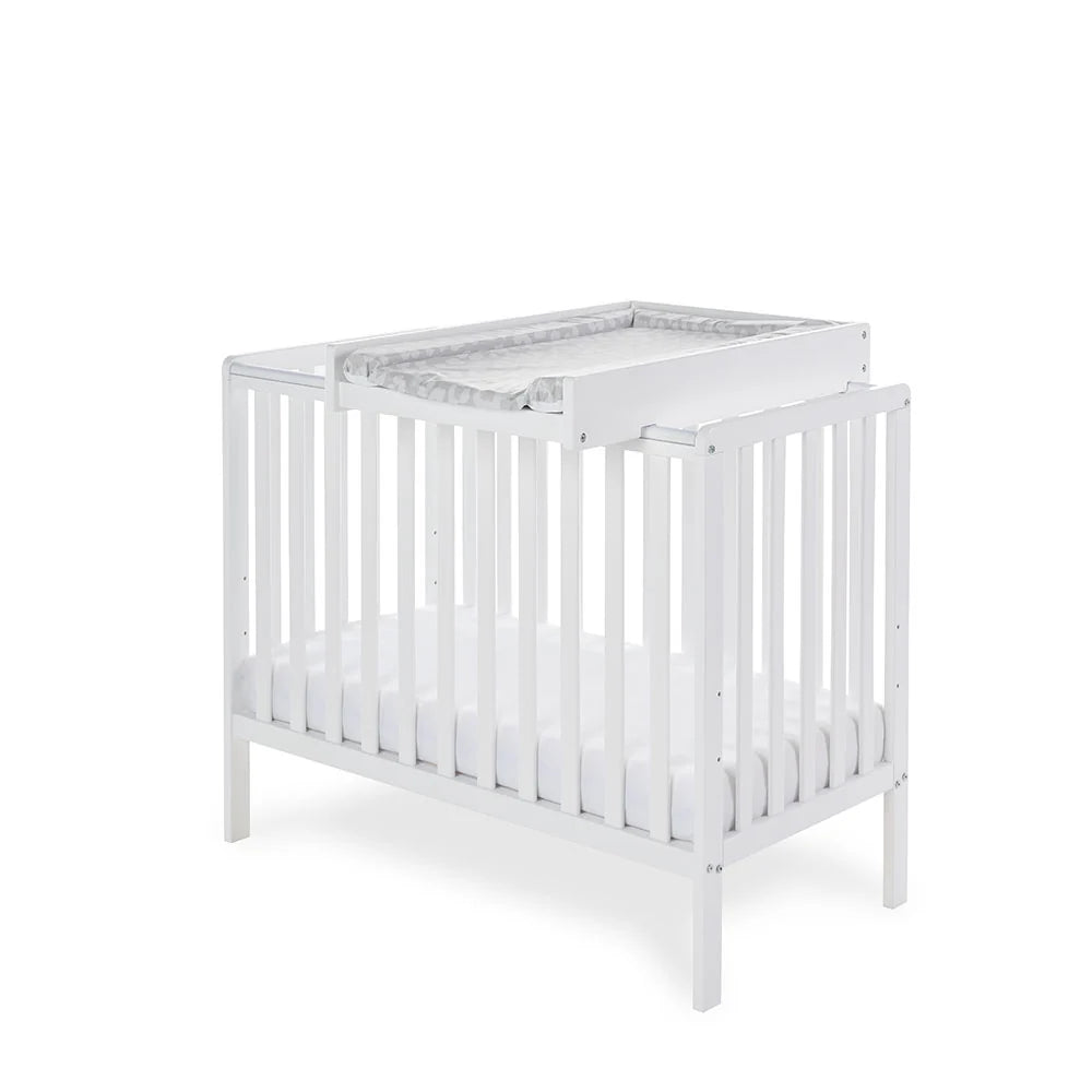 Obaby Bantam Space Saver Cot - White
