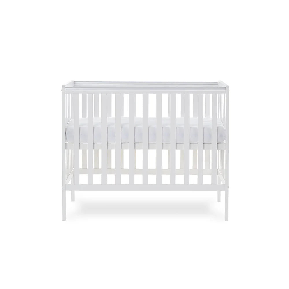 Obaby Bantam Space Saver Cot - White