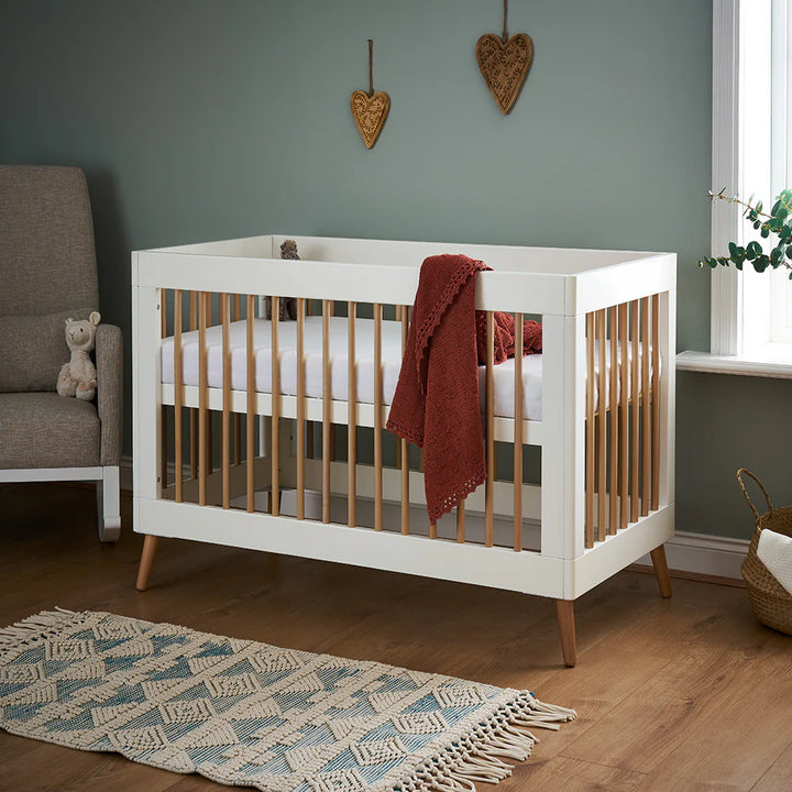 Obaby Maya Mini 2 Piece Room Set - White With Natural