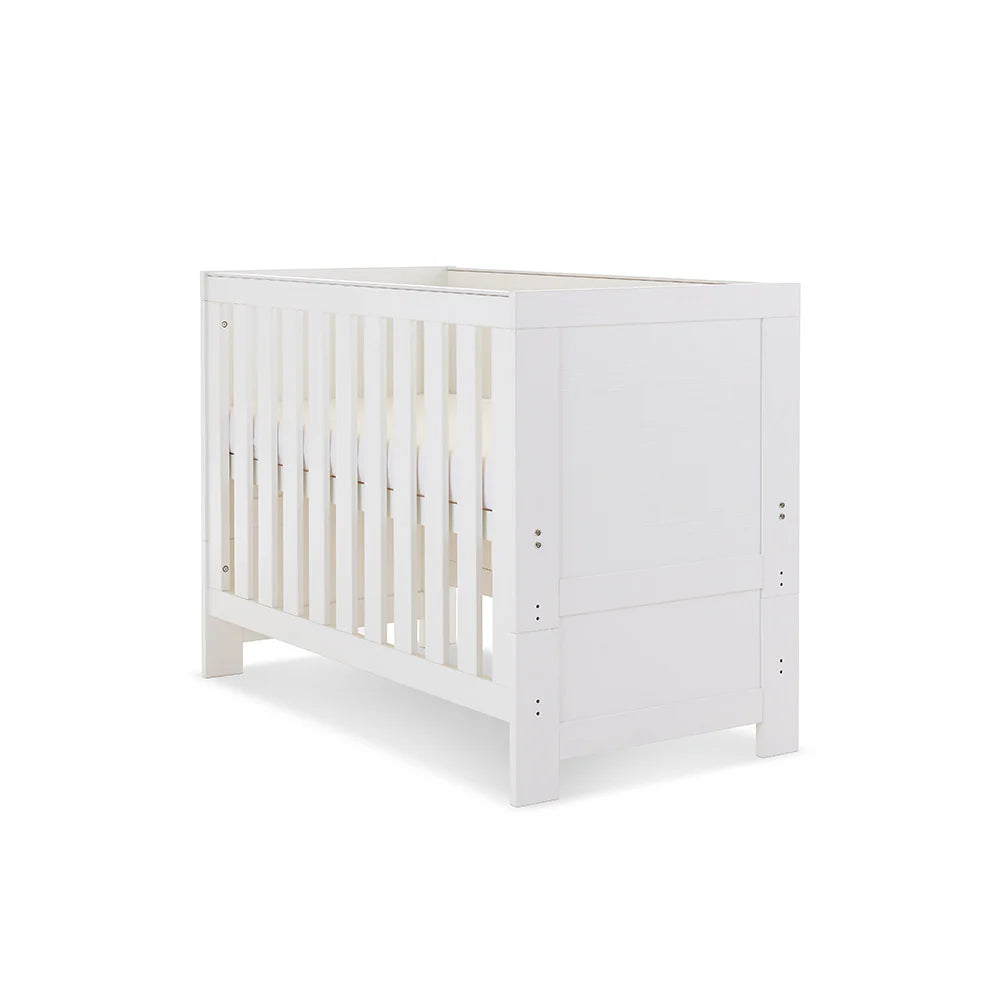 Obaby Nika Mini 2 Piece Nursery Room Set – White Wash