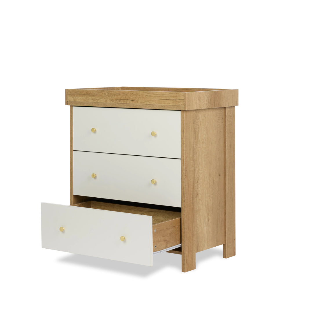 Obaby Nika 3 Piece Nursery Room Set – Oak & White