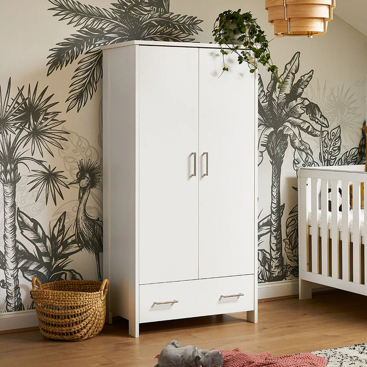 Obaby Nika 3 Piece Nursery Room Set – White Wash