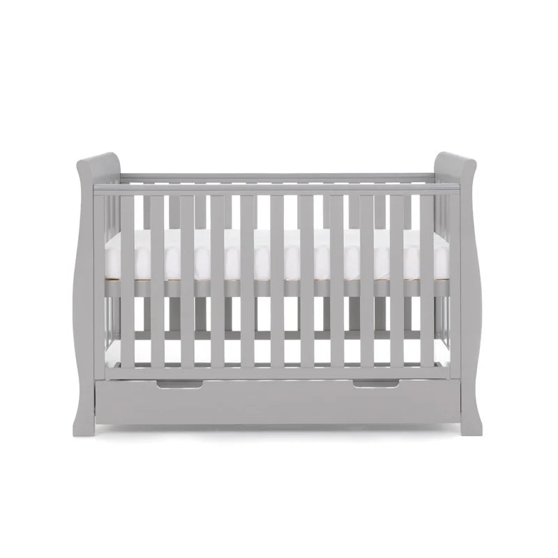 Obaby Stamford Mini Sleigh 2 Piece Room Set - Warm Grey