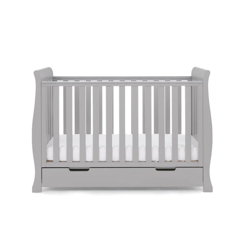 Obaby Stamford Mini Sleigh 2 Piece Room Set - Warm Grey