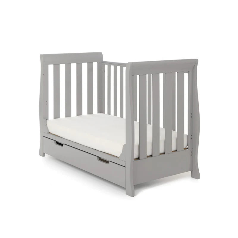 Obaby Stamford Mini Sleigh 2 Piece Room Set - Warm Grey