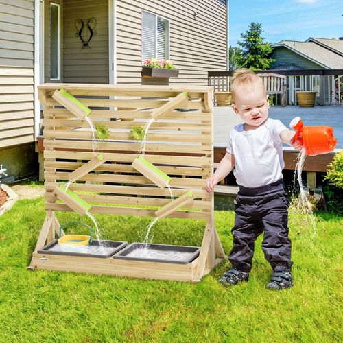 Outsunny Kids Running Water & Sand Playset