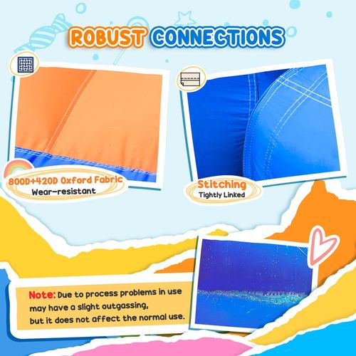 Outsunny Octopus Bouncy Castle with Slide & Pool