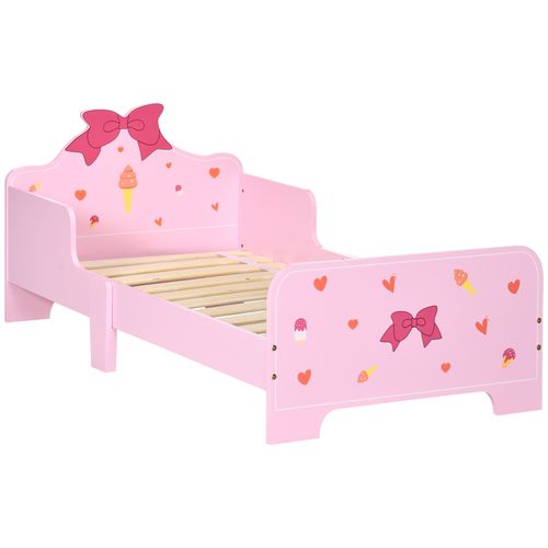 ZONEKIZ Princess Toddler Bed – Pink (Ages 3–6)