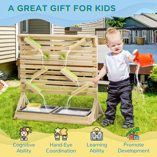 Outsunny Kids Running Water & Sand Playset