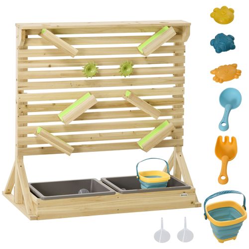 Outsunny Kids Running Water & Sand Playset