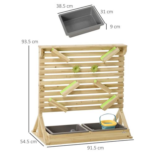 Outsunny Kids Running Water & Sand Playset