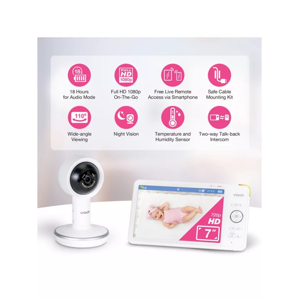VTech RM77877HD 7" Over-the-Cot Video Monitor